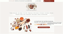 Desktop Screenshot of la-carte-aux-epices.fr