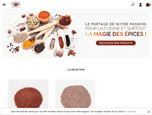 Tablet Screenshot of la-carte-aux-epices.fr